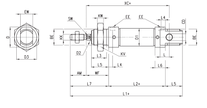 意大利CAMOZZI气缸25N2A20A025详细介绍