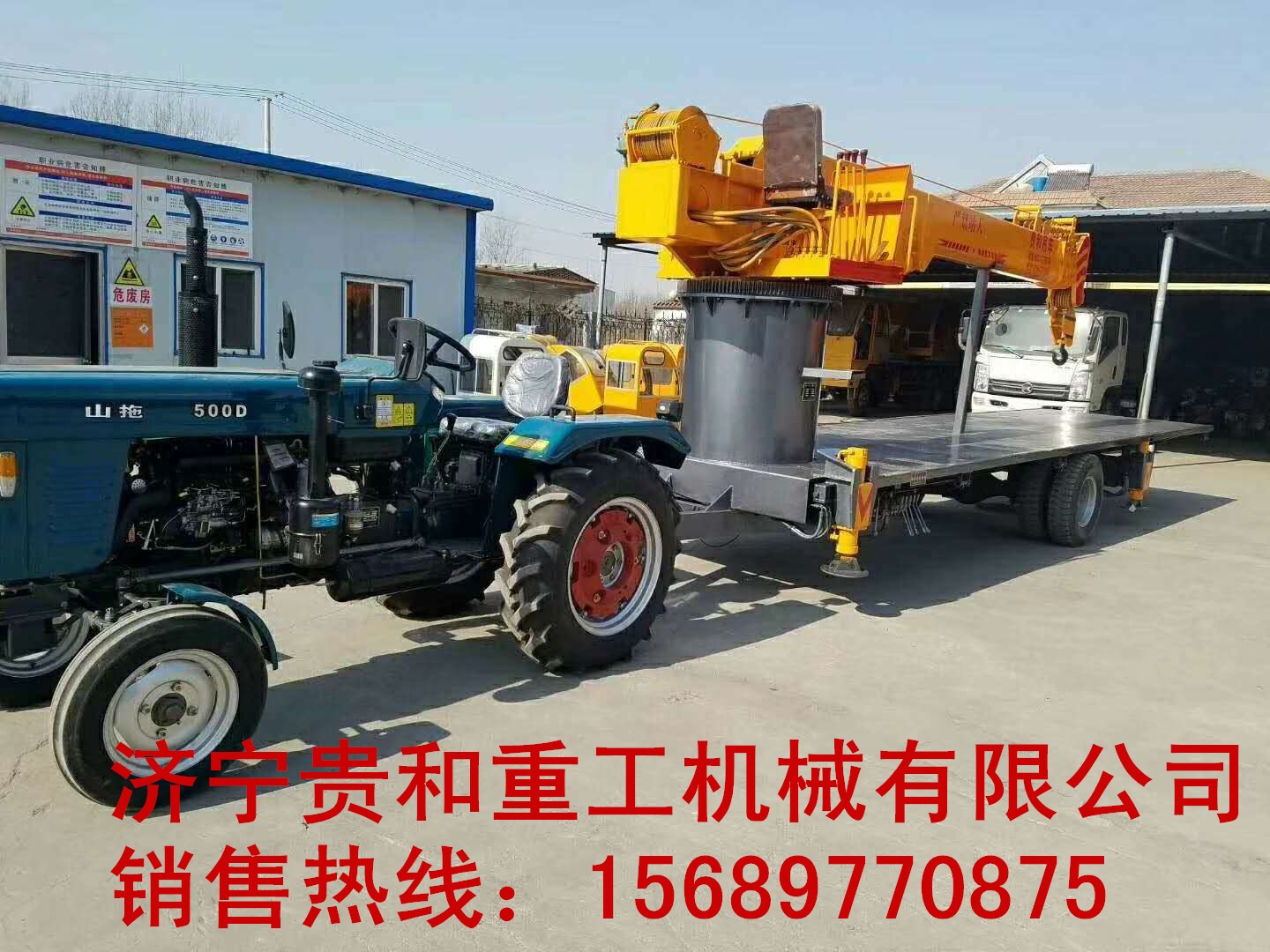 保定拖拉机改装随车吊 小型楼板吊车厂家
