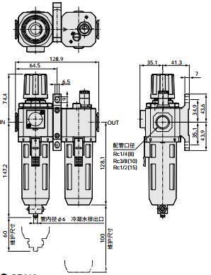 产品日本CKD模块型W.L组合特性