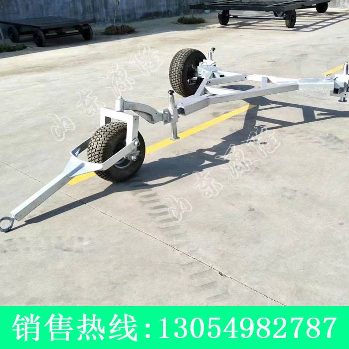 源隆定做三轮轻型造雪机拖车 定制1-150吨平板拖车 厂家直销