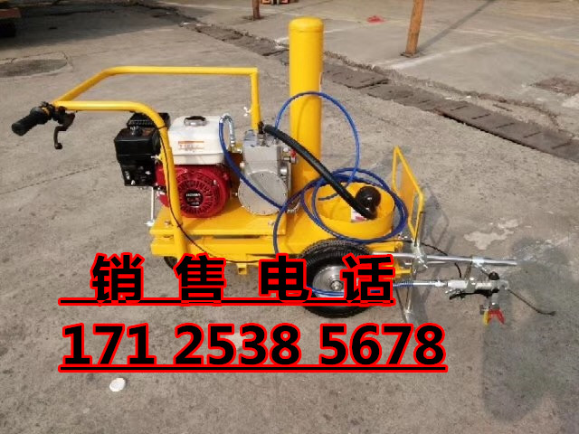 手推式冷喷划线机  冷喷道路划线机