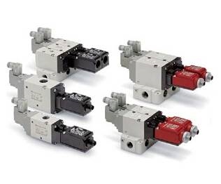 SMC双重残压排气电磁阀,VP544-5DZ1-03A