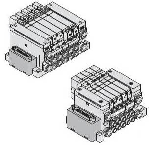 SMC电磁阀七位阀导,VV5Q21-07C6FU3