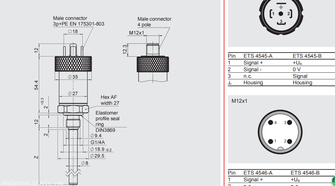 详细了解HDA4745-A-250-000贺德克HYDAC温度传感器