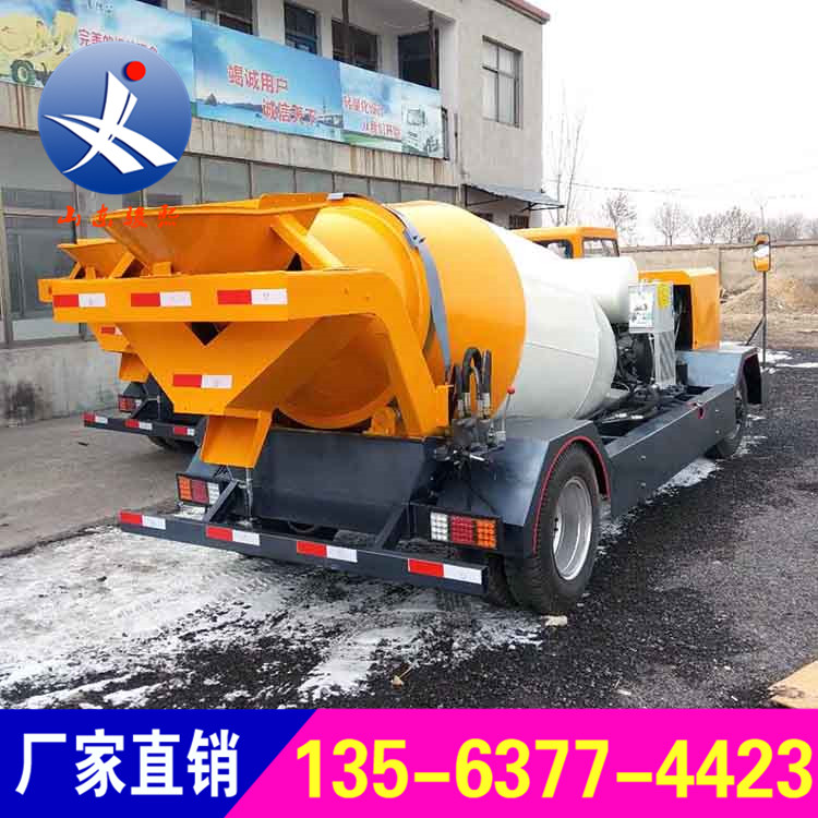 小型自装自卸自搅拌混凝土搅拌车厂家定制