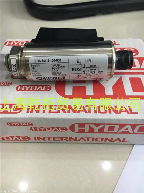 德国HYDAC压力开关EDS 344-2-100-000
