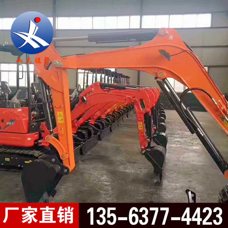小型液压挖掘机厂家直供 柴油小型挖坑机