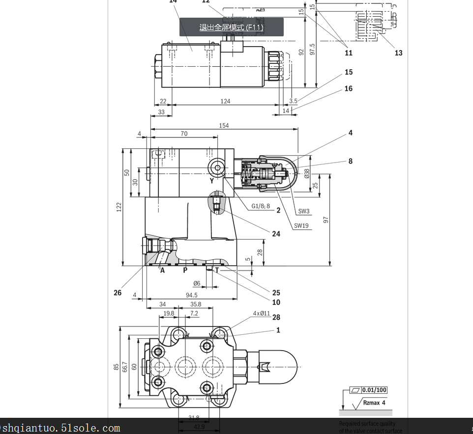 R911310647先导式截止阀/德国力士乐REXROTH