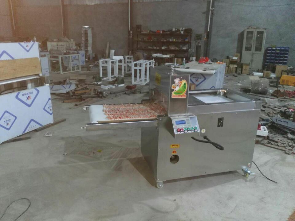 新款不锈钢一键操控羊肉切片机厂家直销