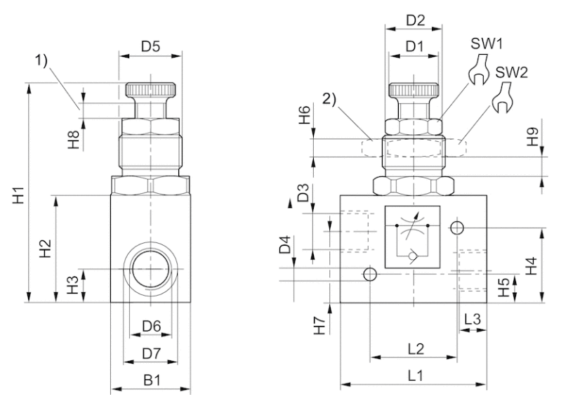 德国进口AVENTICS安沃驰CC01 -0821200009单向止回阀