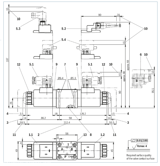 德国REXROTH三方向座阀SEC 6系列使用说明