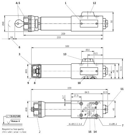 十年诚信经营REXROTH直动式减压阀DR 6 DP系列