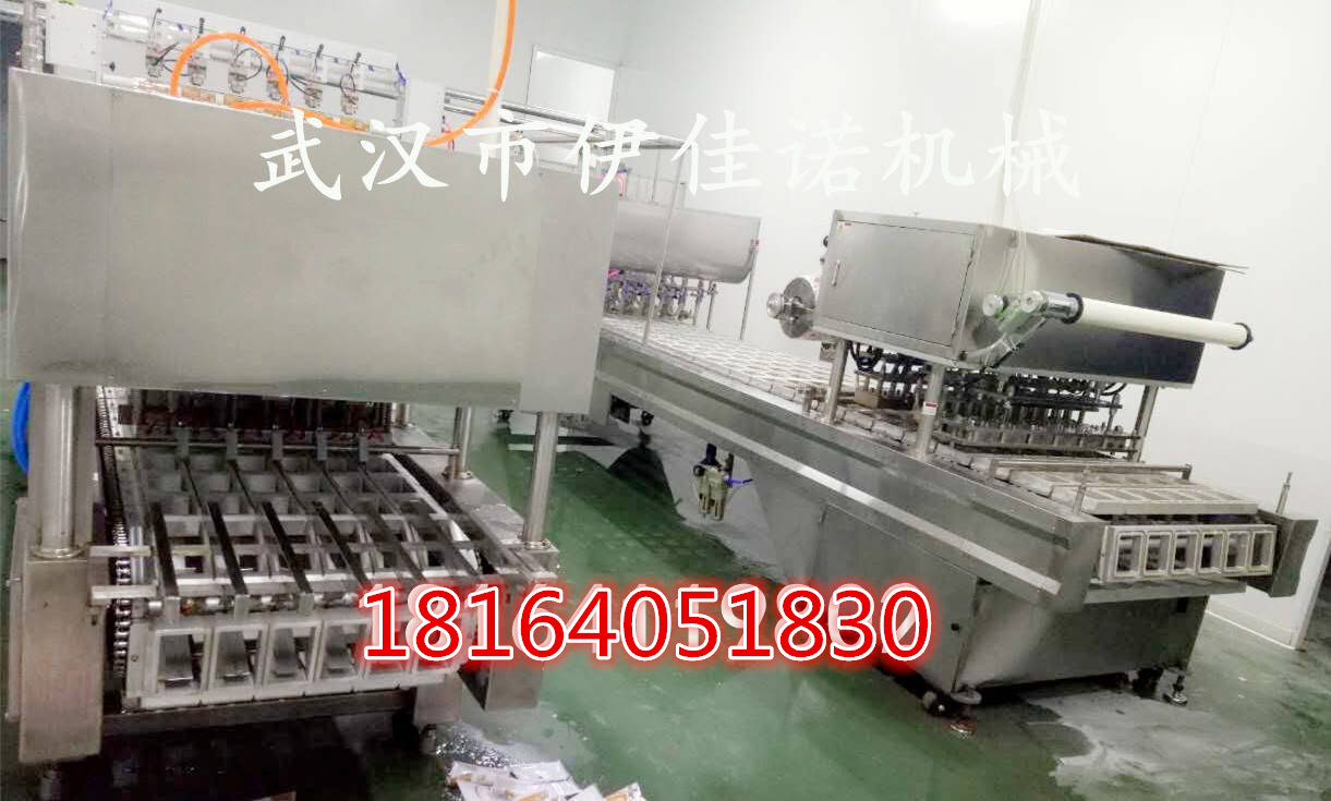 伊佳诺定制全自动盒装鸭血灌装封口机