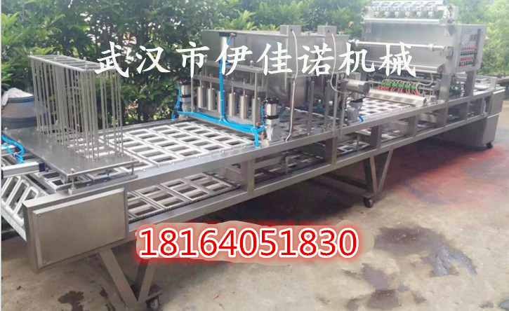 伊佳诺定制全自动盒装鸭血灌装封口机