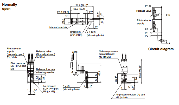 真空单元组合ZX1101-K15LZ-EC 日本SMC 中文样本