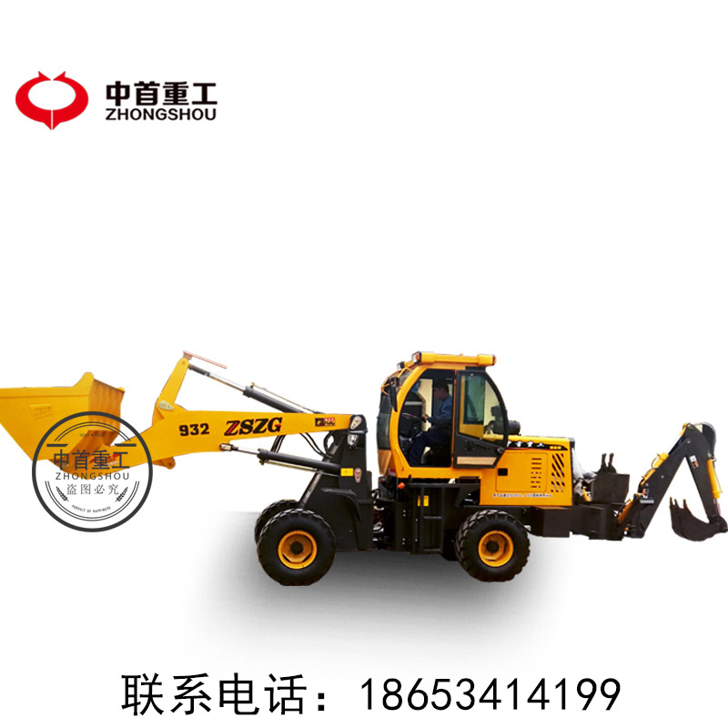 临汾挖掘装载机两头忙一机多用省时省力多功