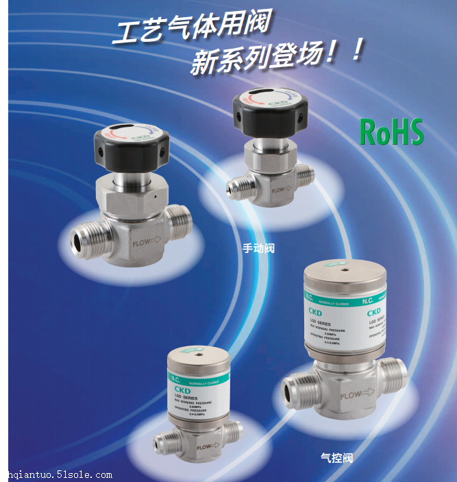 安装数据LGD20-8S工业气体手动阀/日本CKD喜开理