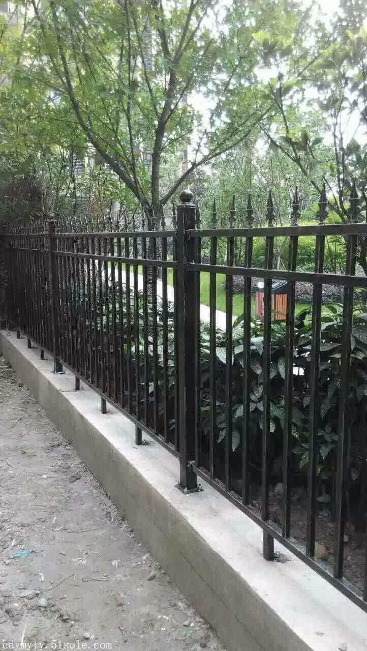 成都青羊区铁艺大门铁艺防护栏杆