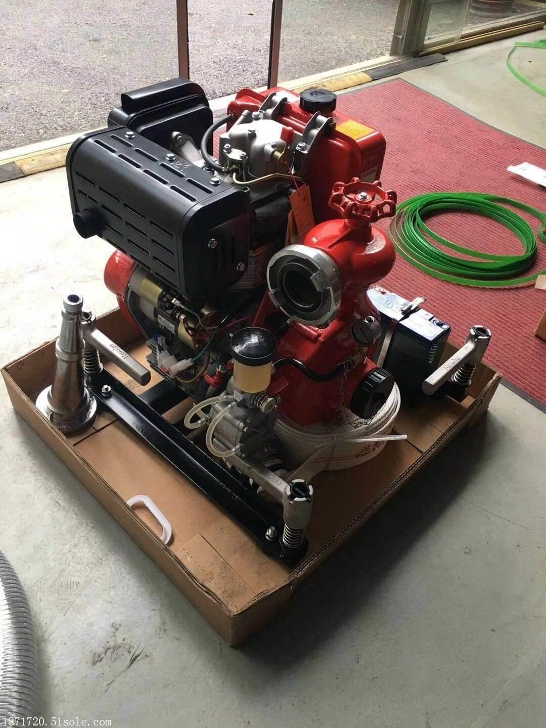 2.5寸手抬机动消防泵使用