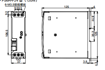 产品：日本原装IDEC和泉PS6R型开关电源