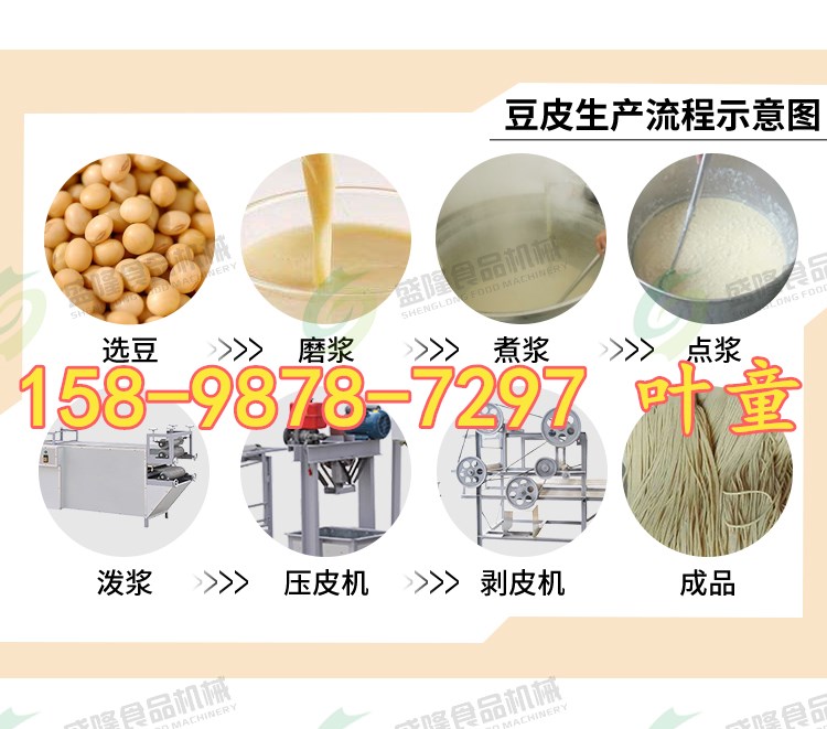 河南新乡豆腐皮机定做厂家  豆腐皮机