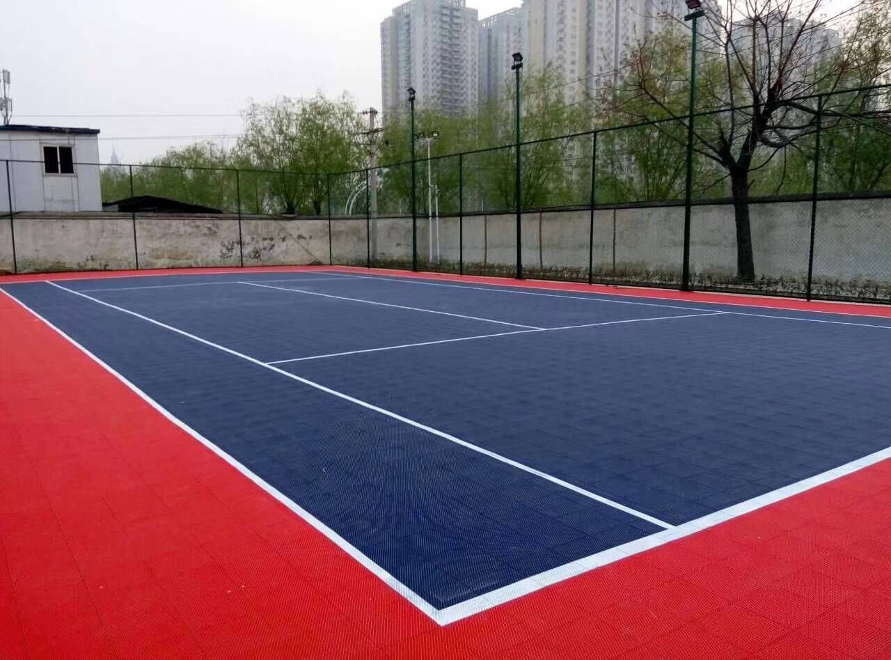 北京悬浮地板网球场施工室外球场