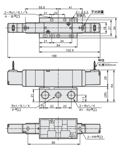 我司供应CKD电磁阀4KB249-00-L-AC110V