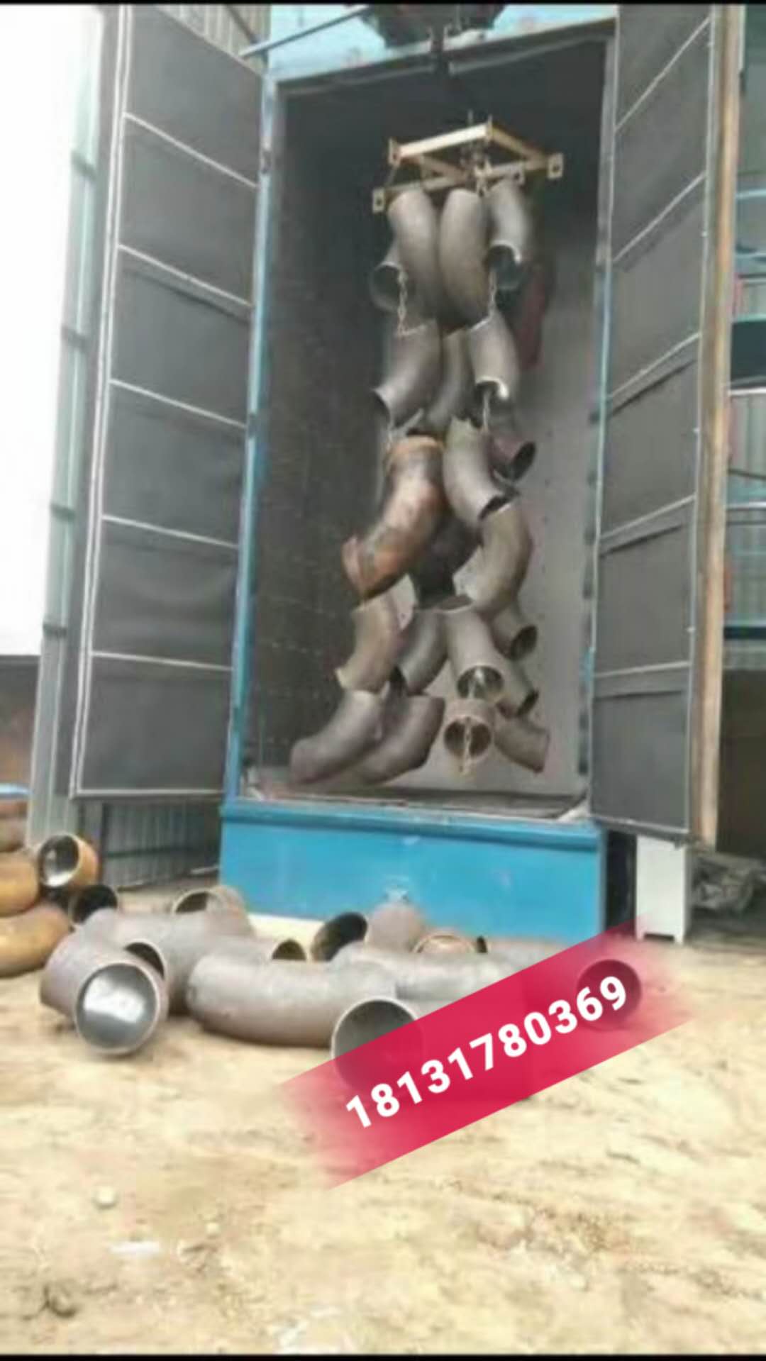 沧州吊钩式抛丸机加工定制，可做异性