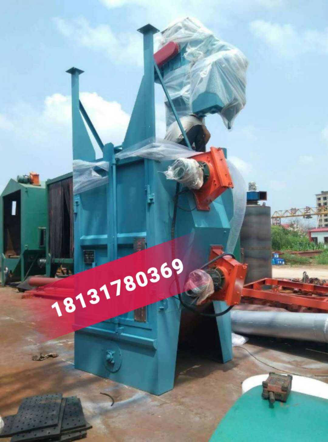 沧州吊钩式抛丸机加工定制，可做异性