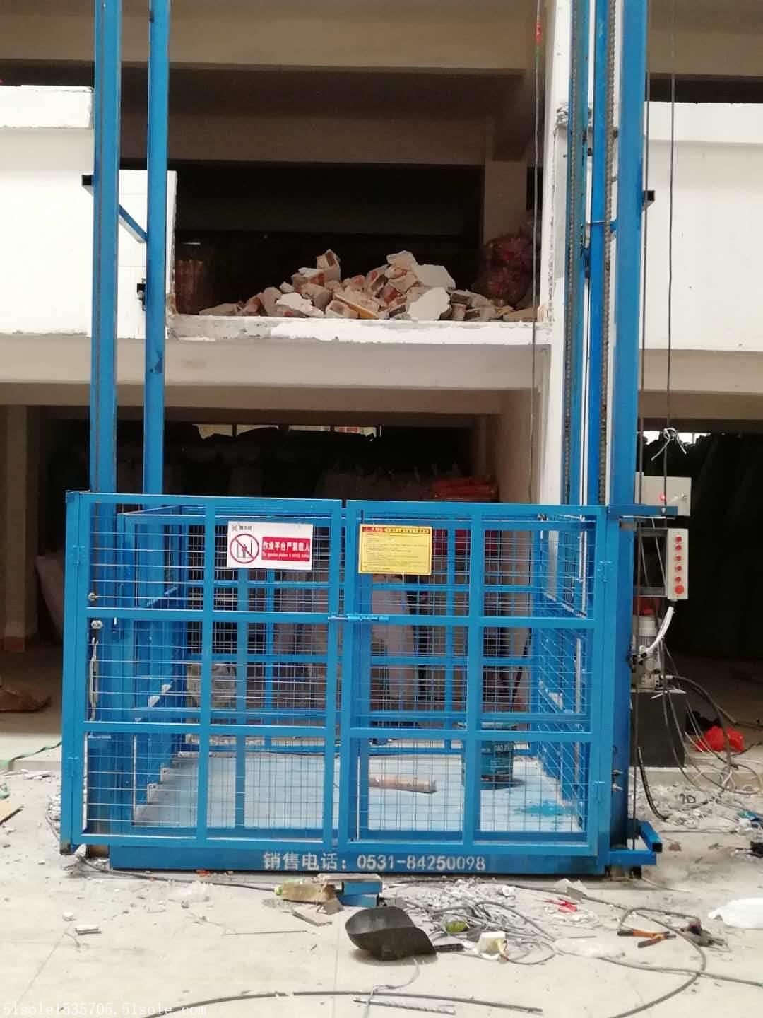 湖南郴州4层导轨液压升降平台厂家直销价格-天