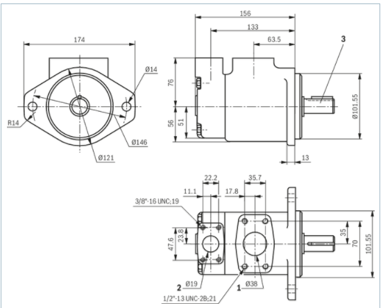 原装力士乐固定排量叶片泵PVV系列的产品介绍