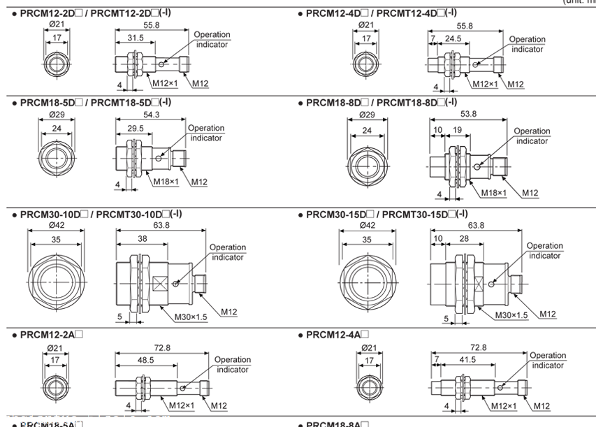 奥托尼克斯AUTONICS圆柱形接插式接近开关结构原理