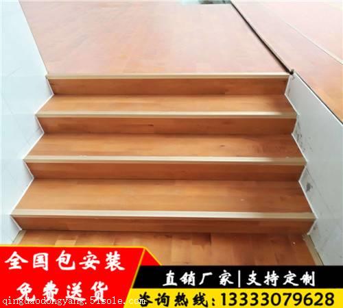 双龙骨体育运动木地板四方结构稳定性能稍佳