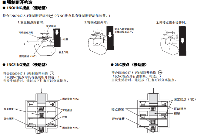 安全限位开关/欧姆龙OMRON尺寸选型D4B-4116N