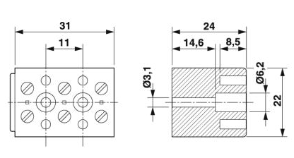 德国菲尼克斯PHOENIX设备端子2716033的功能特性