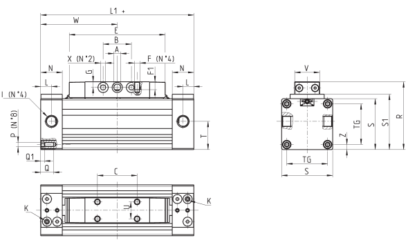 原装CAMOZZI康茂盛2G2P50A无杆气缸性能特点