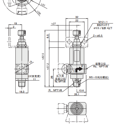 日本SMC微型减压阀ARJ310-01