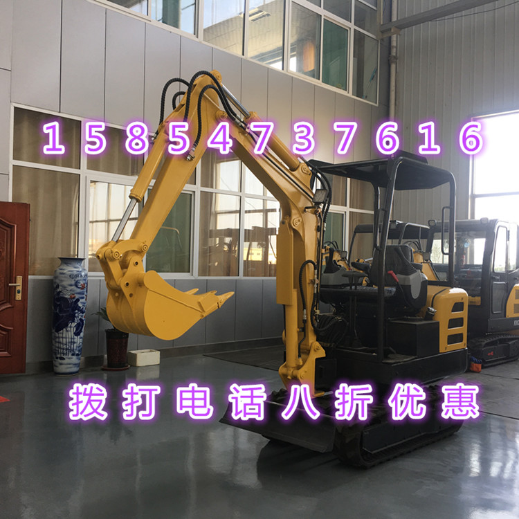 湖南永州水利工程园林用小挖掘机