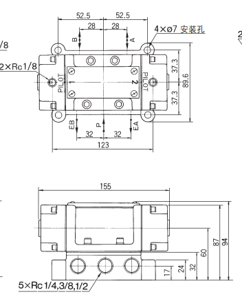 原装SMC4.5通气控阀VSA4231-01