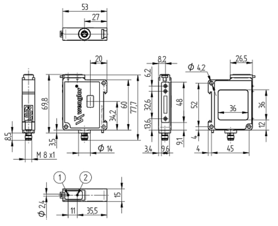 德国威格勒ODX402P0007光纤传感器的详细说明