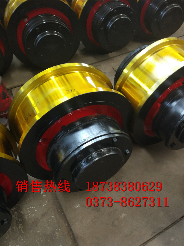 φ600*150双边主动车轮组 行车车轮