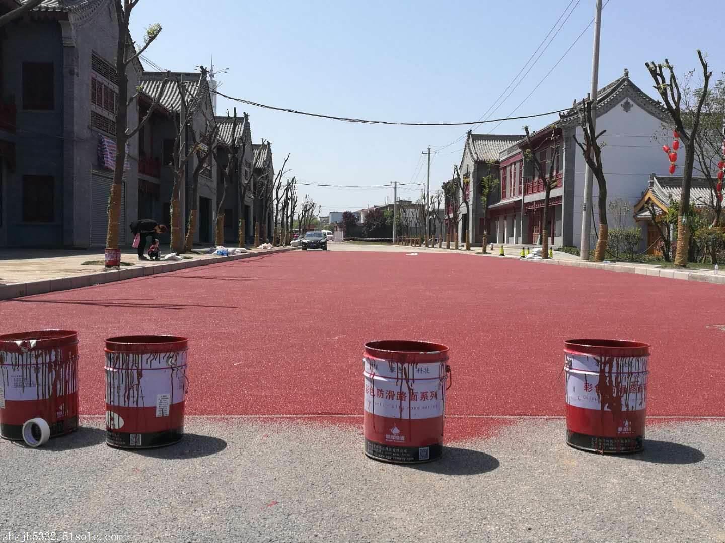 重慶市彩色陶瓷防滑路面