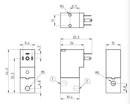 意大利康茂盛PD000-2E2-R52电磁阀的工作流程图