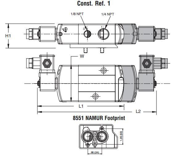 选型报价,美国ASCO8551-8553系列电磁阀
