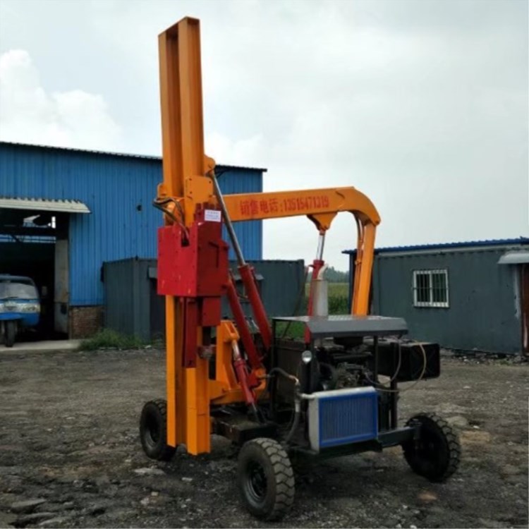 公路护栏打桩机波形护栏打桩机的使用说明