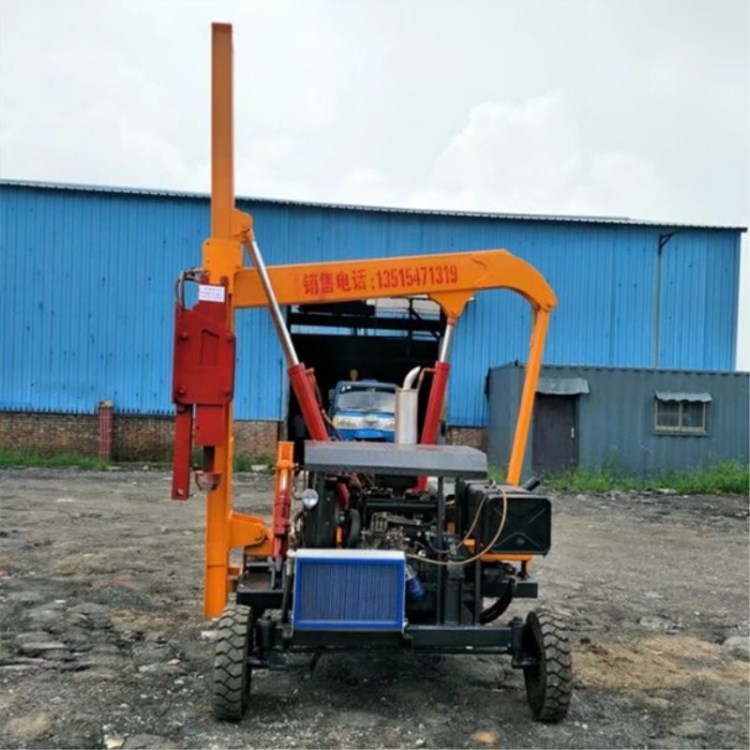 公路护栏打桩机波形护栏打桩机的使用说明