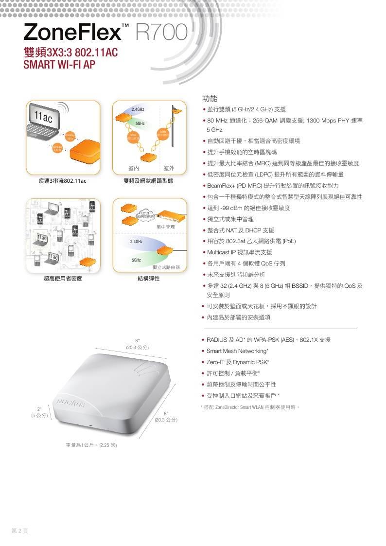 美国优科r700室内无线ap ruckusr700企业级ap