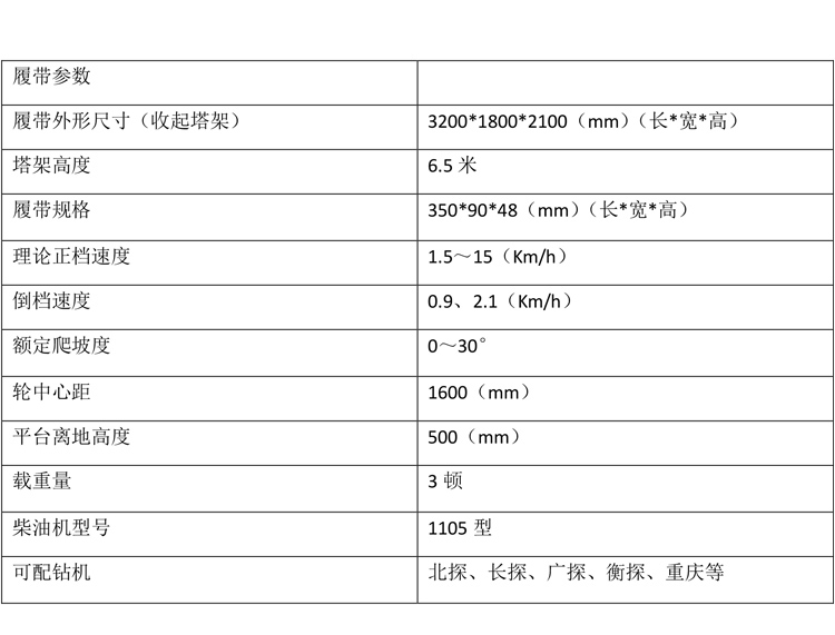 履带行走 液压塔架履带钻机厂家直销