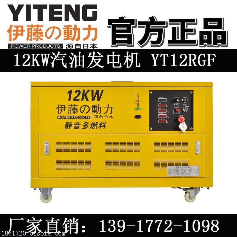 YT12RGF-ATS全自动12KW汽油发电机型号