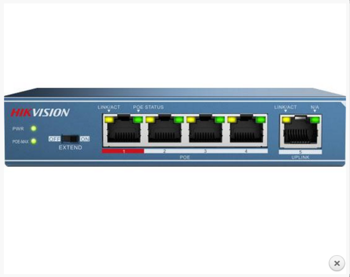 海康威视10口的POE交换机 DS-3E0105P-S
